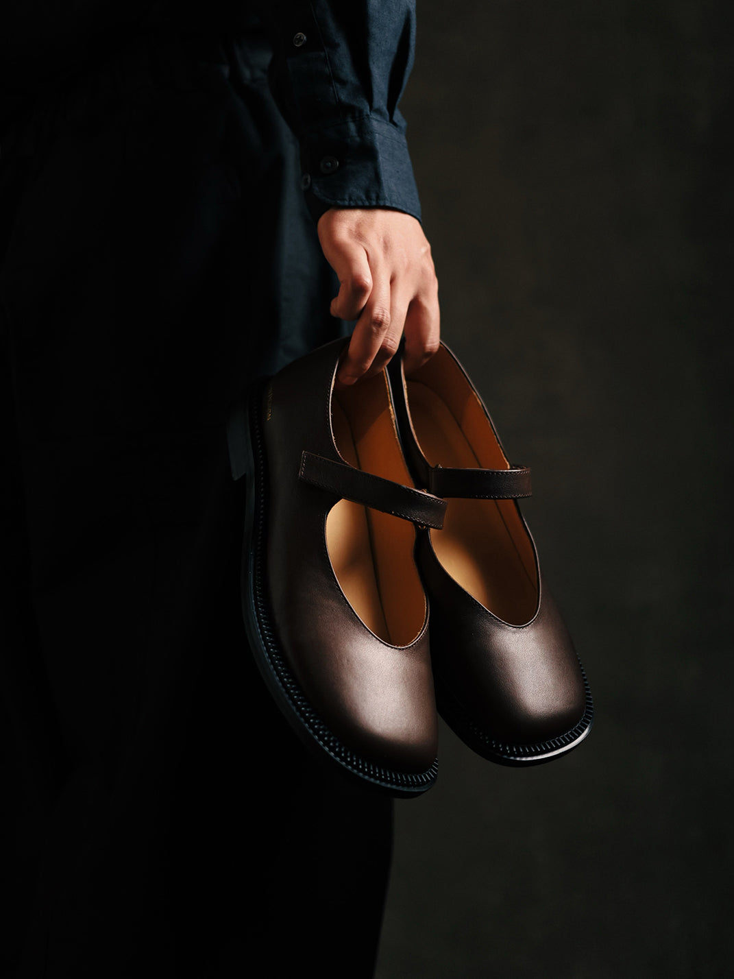 6CRAYON | Classis Leather Strap Velcro Mary Janes - PSYLOS 1, 6CRAYON | Classis Leather Strap Velcro Mary Janes, Unisex Shoes, 6CRAYON•JAPAN, PSYLOS 1