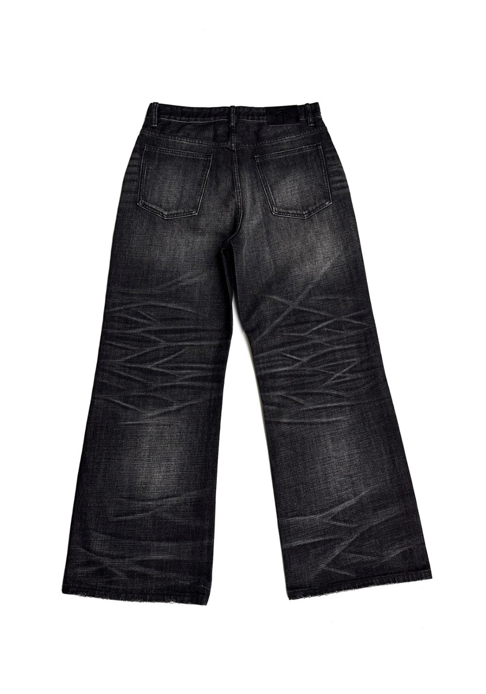 TBR-"Black Soul" Jeans - Shadow Wash Loose Fit - PSYLOS 1, TBR-"Black Soul" Jeans - Shadow Wash Loose Fit, Pants, TBR, PSYLOS 1