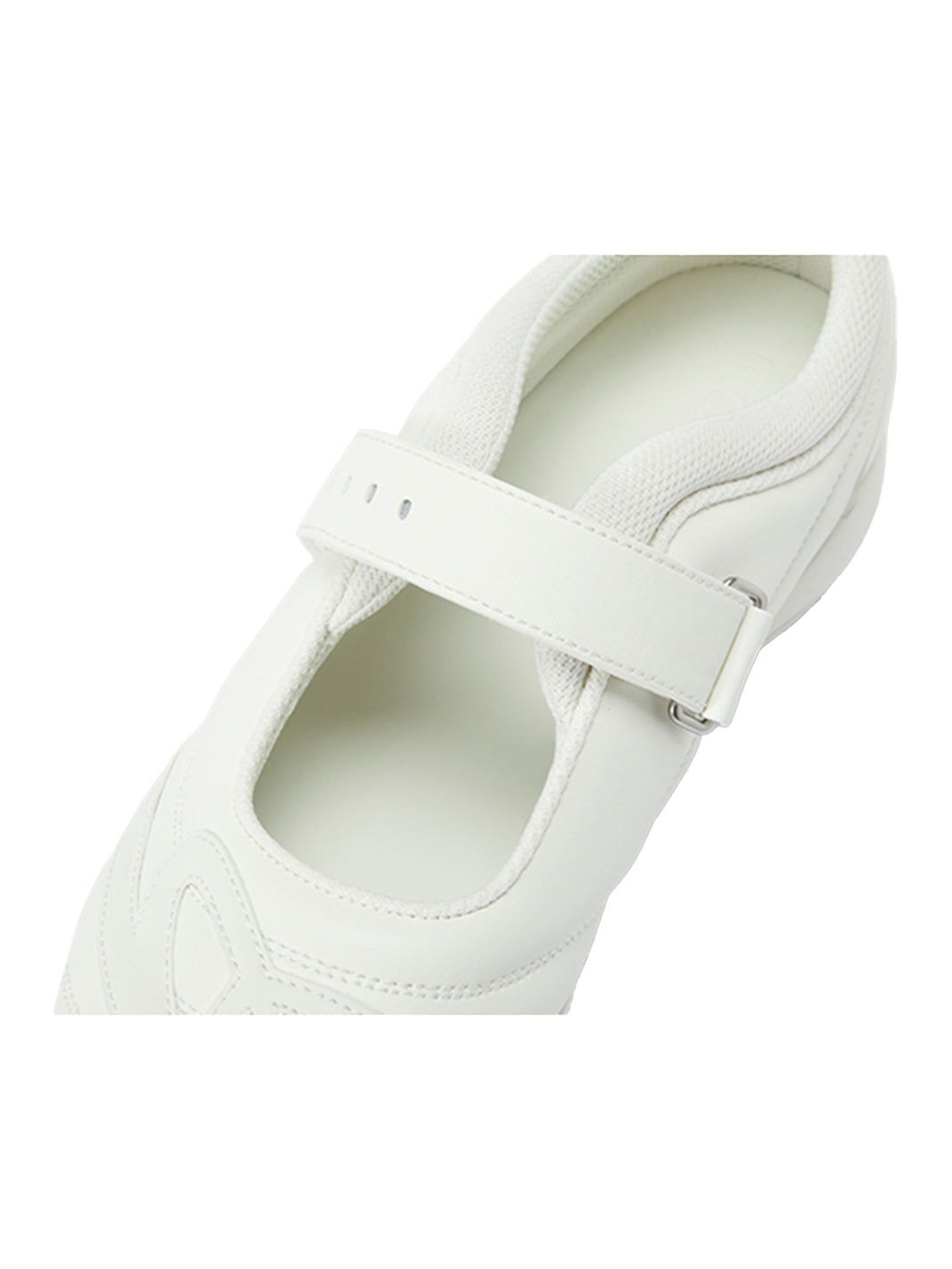 GOODBAI | Hybrid Soccer Ballet Velcro Leather Trainer-White - PSYLOS 1, GOODBAI | Hybrid Soccer Ballet Velcro Leather Trainer-White, Women's Shoes, GOODBAI, PSYLOS 1