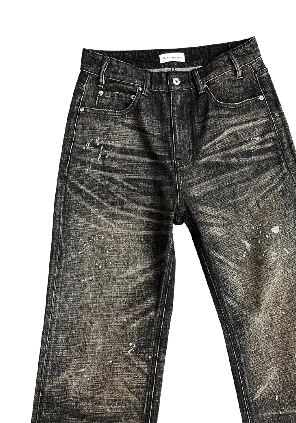 TBR-Jeans - Ghost Claw Wash & Splatter Paint - PSYLOS 1, TBR-Jeans - Ghost Claw Wash & Splatter Paint, Pants, TBR, PSYLOS 1