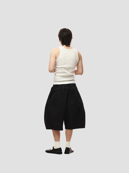 6CRAYON | Dune Drapers Loose Fit Shorts - Black - PSYLOS 1, 6CRAYON | Dune Drapers Loose Fit Shorts - Black, Men's Wear, 6CRAYON, PSYLOS 1