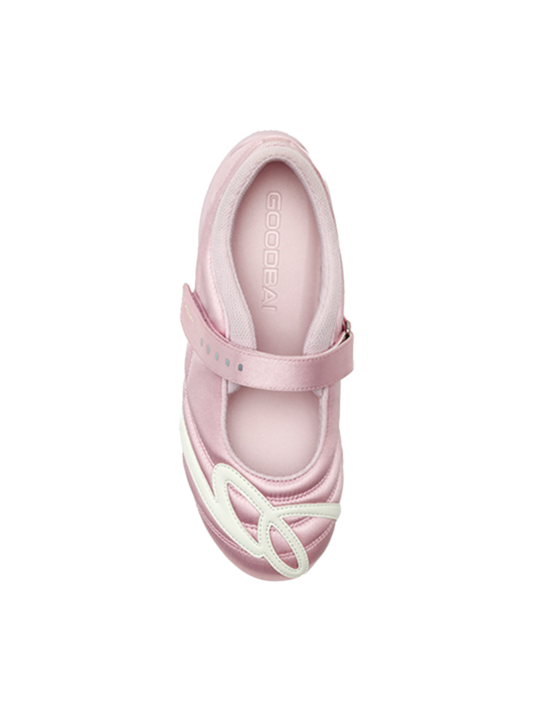 GOODBAI | Hybrid Soccer Ballet Velcro Satin Trainer-Pink - PSYLOS 1, GOODBAI | Hybrid Soccer Ballet Velcro Satin Trainer-Pink, Women's Shoes, GOODBAI, PSYLOS 1