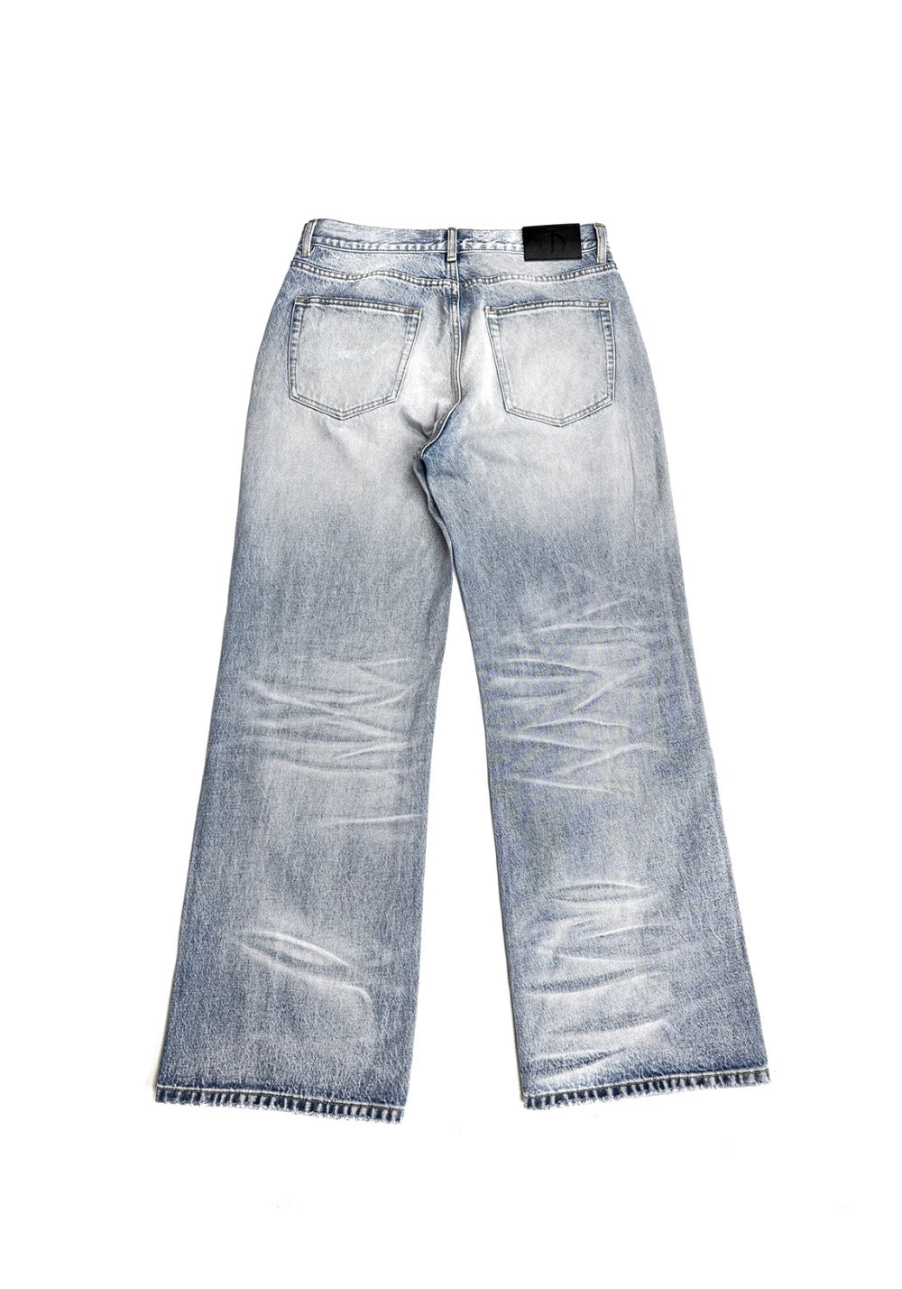 TBR- "Cyan Snow" A-Line Jeans - PSYLOS 1, TBR- "Cyan Snow" A-Line Jeans, Pants, TBR, PSYLOS 1