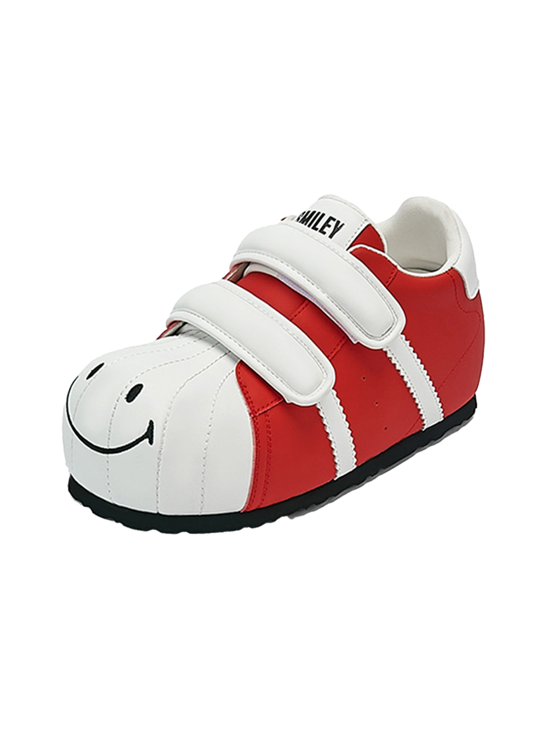 SMILEY | Shell Toe Chunky Velcro Shoes-Red&White - PSYLOS 1, SMILEY | Shell Toe Chunky Velcro Shoes-Red&White, Casual Sneakers, SMILEY, PSYLOS 1