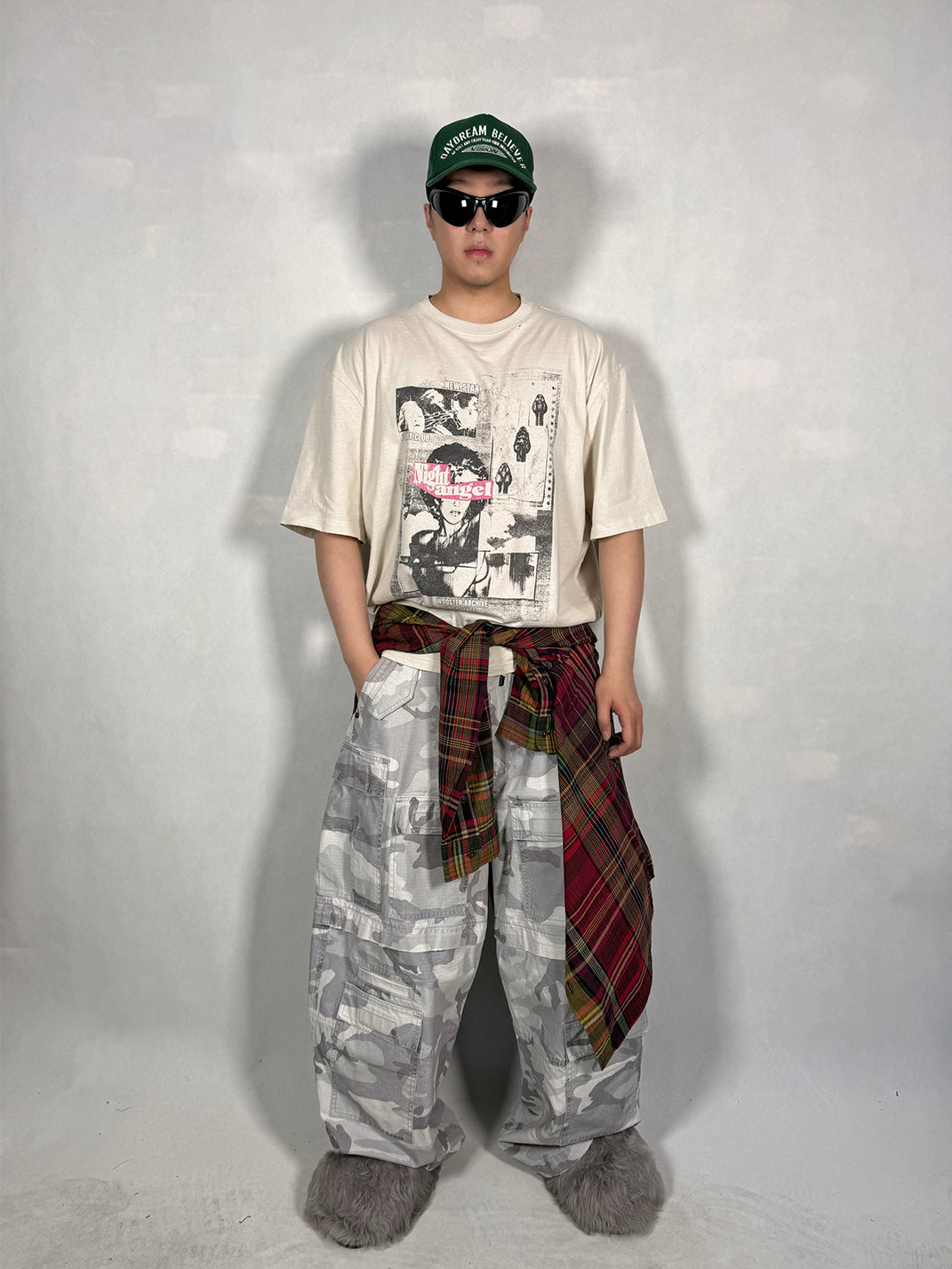 WoosterArchive | “Night Angle" Washed Heavyweight Cotton T-Shirt - PSYLOS 1, WoosterArchive | “Night Angle" Washed Heavyweight Cotton T-Shirt, Men's Wear, WoosterArchive, PSYLOS 1