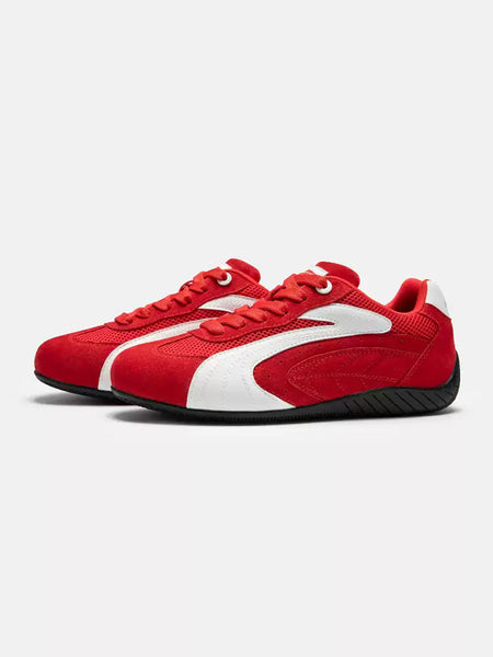 SENGUOGUO | "Apex" Retro Motor Sports Racing Trainer-Red - PSYLOS 1, SENGUOGUO | "Apex" Retro Motor Sports Racing Trainer-Red, Retro Trainers, SENGUOGUO, PSYLOS 1