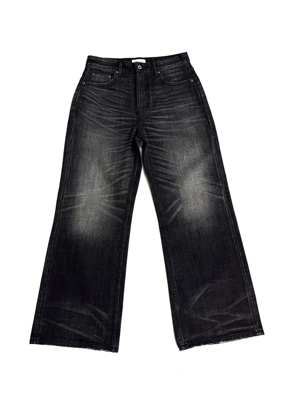 TBR-"Black Soul" Jeans - Shadow Wash Loose Fit - PSYLOS 1, TBR-"Black Soul" Jeans - Shadow Wash Loose Fit, Pants, TBR, PSYLOS 1