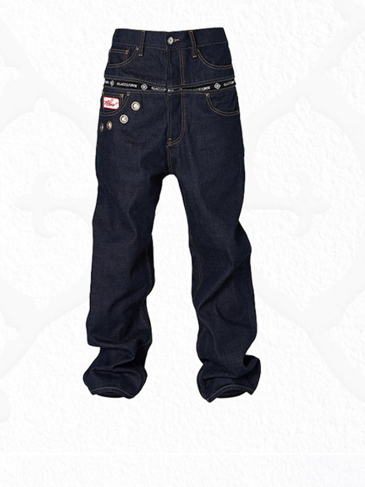 GLACIERBOY丨Raw Straight-leg Jeans - PSYLOS 1, GLACIERBOY丨Raw Straight-leg Jeans, Jeans, GLACIERBOY•JAPAN, PSYLOS 1