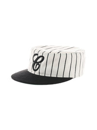 6CRAYON | Striped Wool Letter Embroidered Cap-Black - PSYLOS 1, 6CRAYON | Striped Wool Letter Embroidered Cap-Black, Hat, 6CRAYON•JAPAN, PSYLOS 1