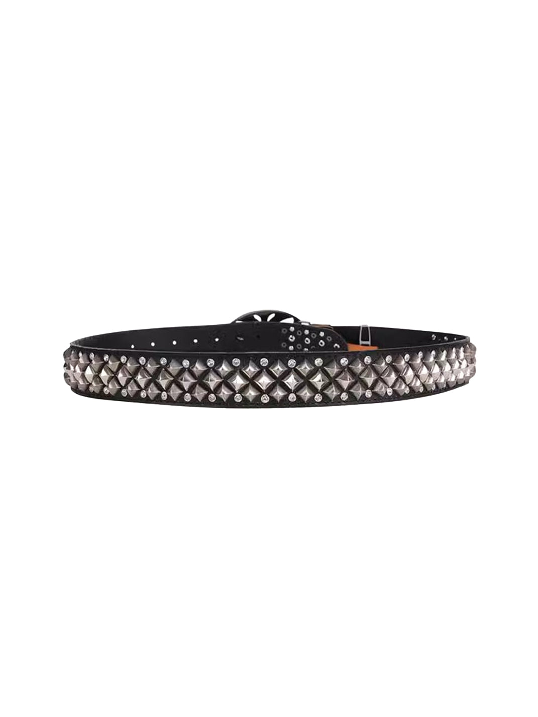DND4DES | Studded Rhinestone Real Leather Punk Belt - PSYLOS 1, DND4DES | Studded Rhinestone Real Leather Punk Belt, Belt, DND4DES•JAPAN, PSYLOS 1