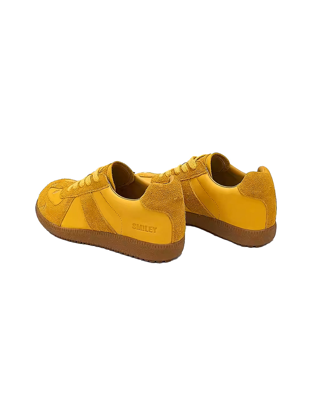SMILEY | Mango Toe Retro Casual Sneakers-Yellow - PSYLOS 1, SMILEY | Mango Toe Retro Casual Sneakers-Yellow, Retro Trainers, SMILEY, PSYLOS 1