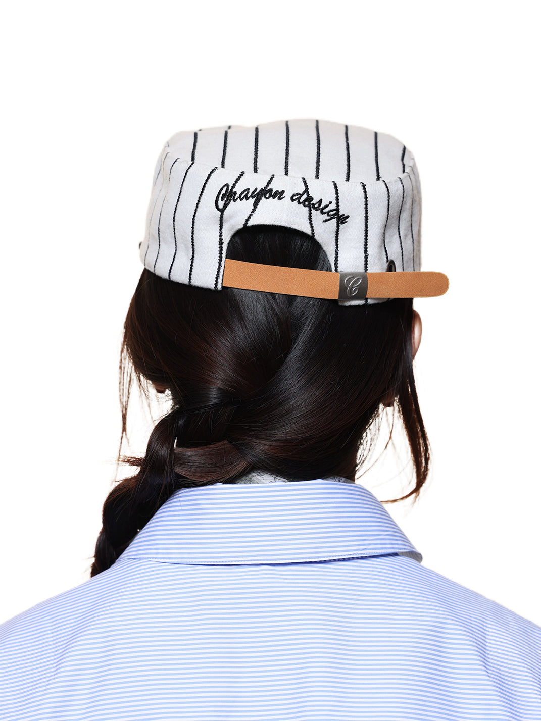 6CRAYON | Striped Wool Letter Embroidered Cap-Black - PSYLOS 1, 6CRAYON | Striped Wool Letter Embroidered Cap-Black, Hat, 6CRAYON•JAPAN, PSYLOS 1