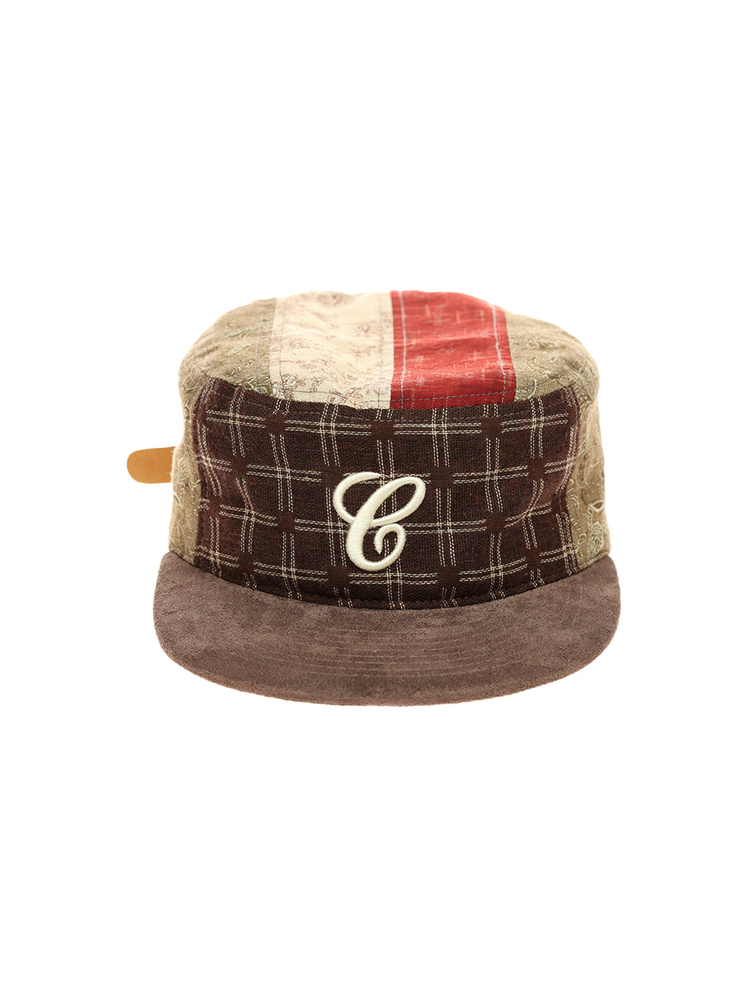 6CRAYON | Vintage Patchwork Embroidered Brim Cap - PSYLOS 1, 6CRAYON | Vintage Patchwork Embroidered Brim Cap, Hat, 6CRAYON•JAPAN, PSYLOS 1