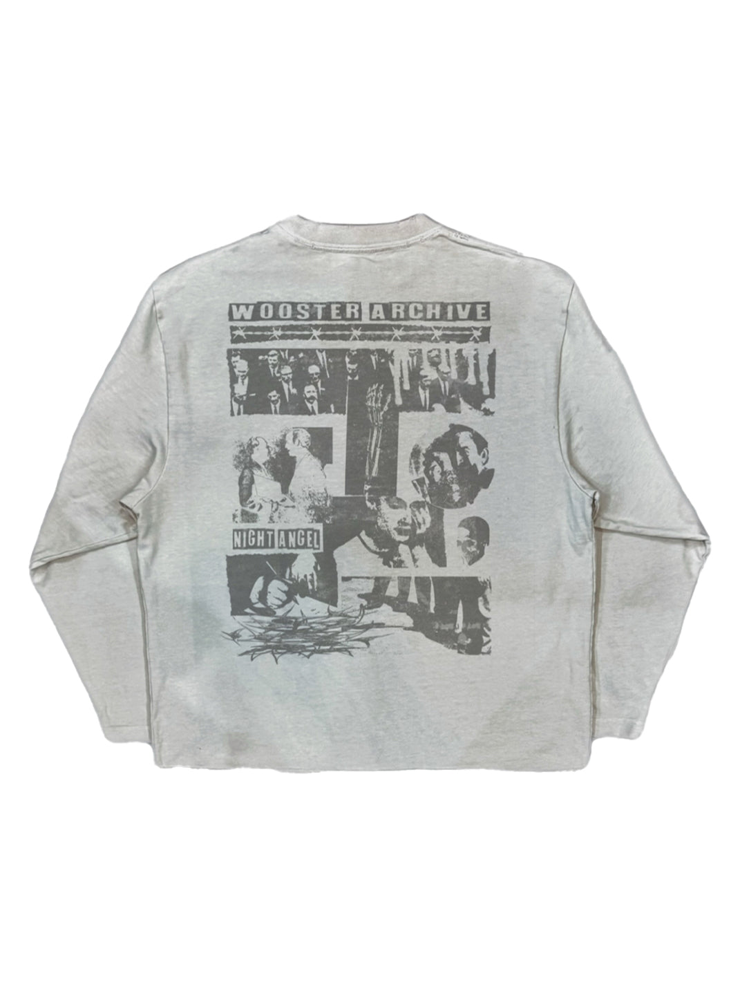 WoosterArchive | “Night Angle" Washed Heavyweight Cotton T-Shirt - PSYLOS 1, WoosterArchive | “Night Angle" Washed Heavyweight Cotton T-Shirt, Men's Wear, WoosterArchive, PSYLOS 1