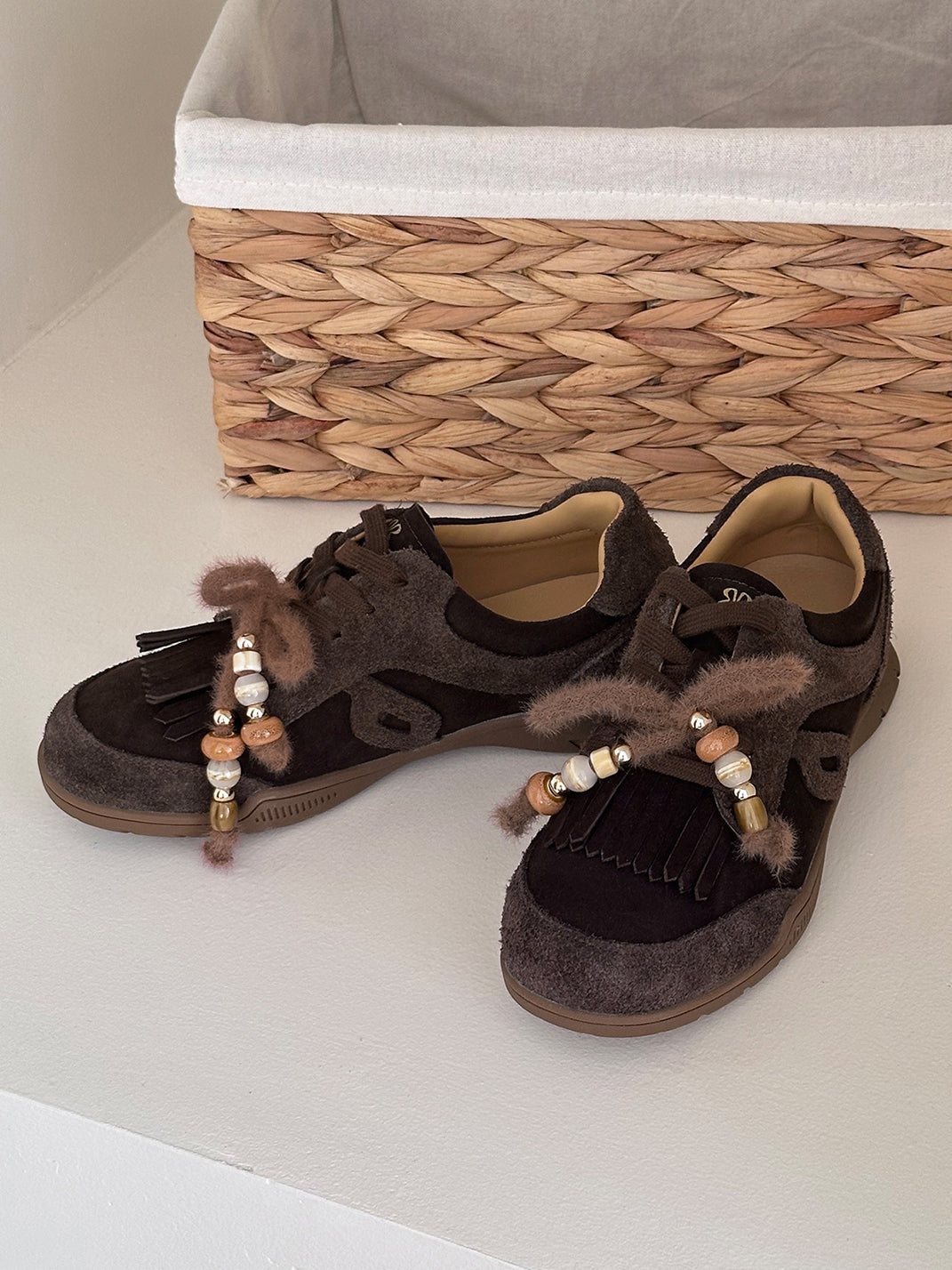 EBLAN | Velvet Trail Fringe Retro Trainer - PSYLOS 1, EBLAN | Velvet Trail Fringe Retro Trainer, Racing Trainers, EBLAN, PSYLOS 1