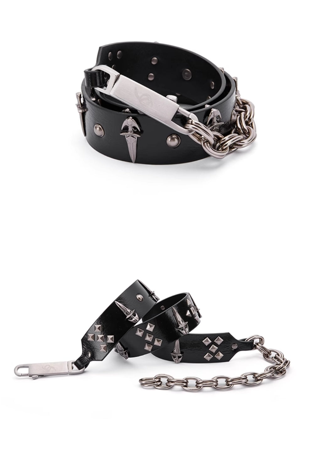 Fourth3ex丨Medieval Leather Chain Belt - PSYLOS 1, Fourth3ex丨Medieval Leather Chain Belt, Belt, Fourth3ex, PSYLOS 1