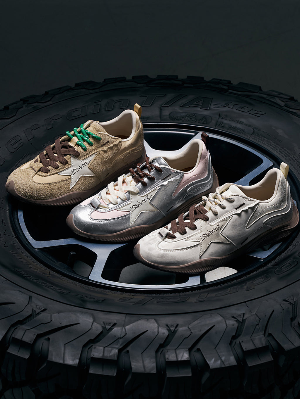 STARTER | Premium Retro Double Laced Sneaker - PSYLOS 1, STARTER | Premium Retro Double Laced Sneaker, Women's Shoes, STARTER, PSYLOS 1
