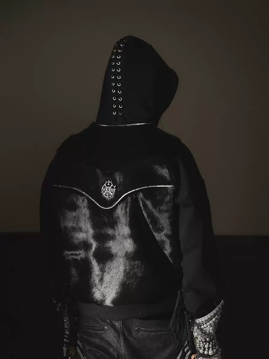 GLACIERBOY丨Black Horsehide Vest - PSYLOS 1, GLACIERBOY丨Black Horsehide Vest, Vest, GLACIERBOY•JAPAN, PSYLOS 1