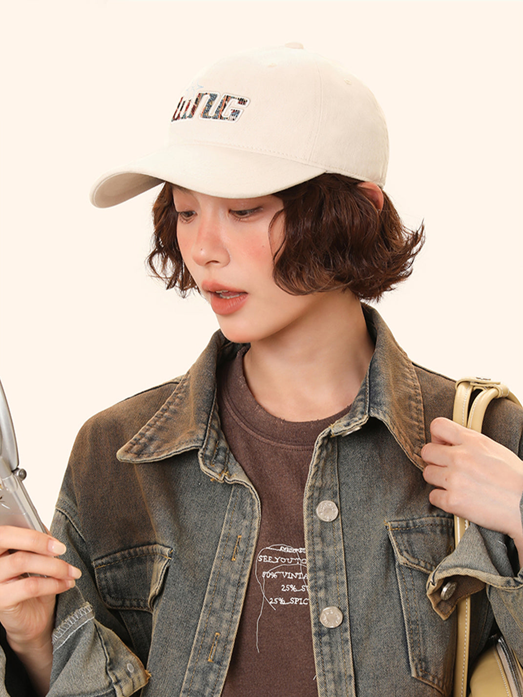 IIING | MonoLuxe Curved Brim Baseball Cap - PSYLOS 1, IIING | MonoLuxe Curved Brim Baseball Cap, Accessories, IIING, PSYLOS 1