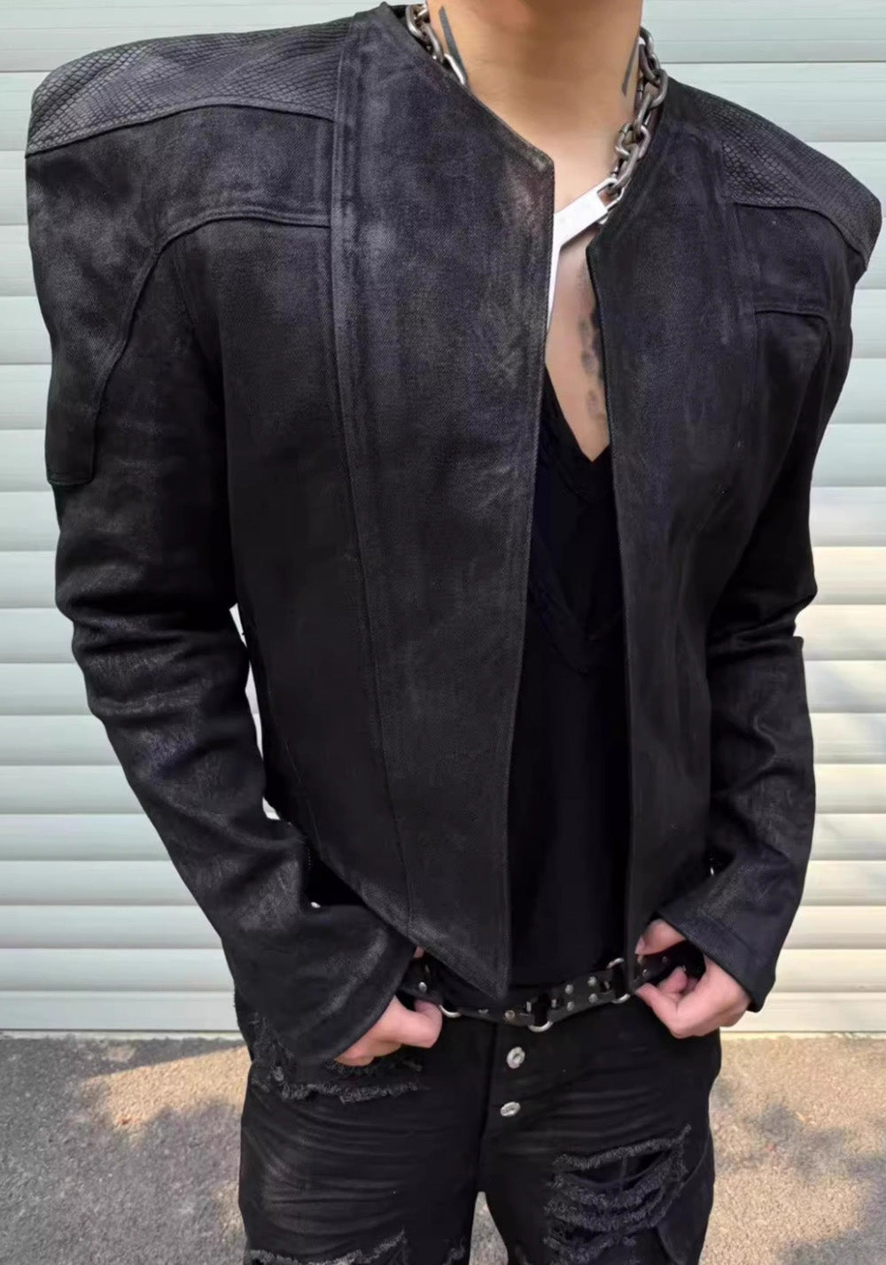 Disark│Snake-Textured Blade Jacket - PSYLOS 1, Disark│Snake-Textured Blade Jacket, Jacket, Disark, PSYLOS 1