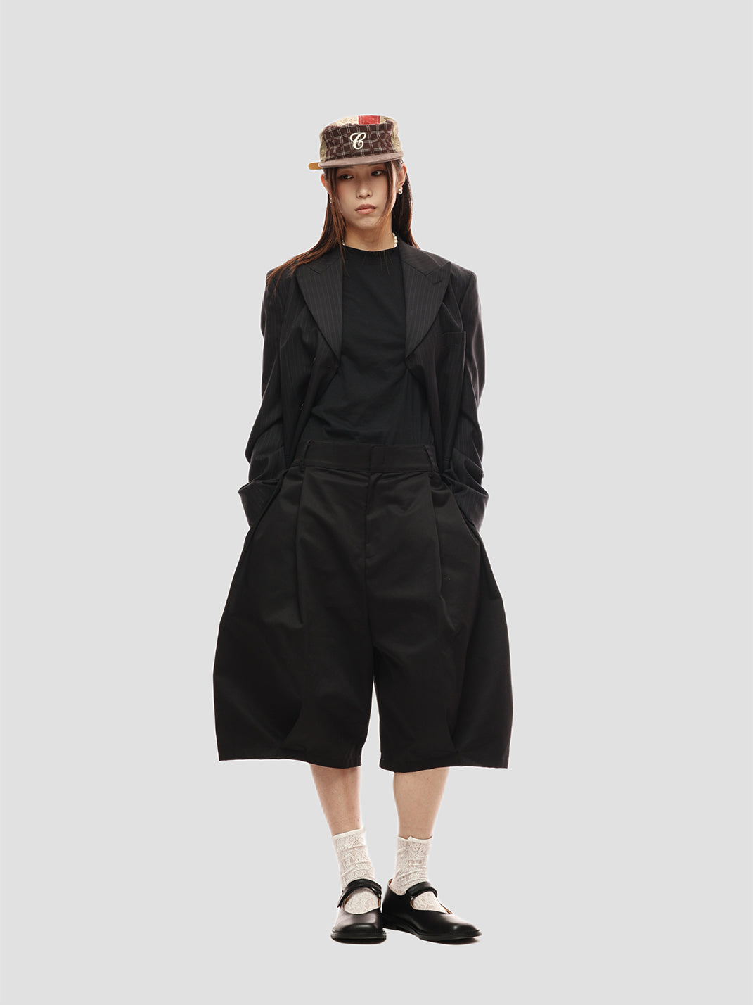 6CRAYON | Dune Drapers Loose Fit Shorts - Black - PSYLOS 1, 6CRAYON | Dune Drapers Loose Fit Shorts - Black, Men's Wear, 6CRAYON, PSYLOS 1