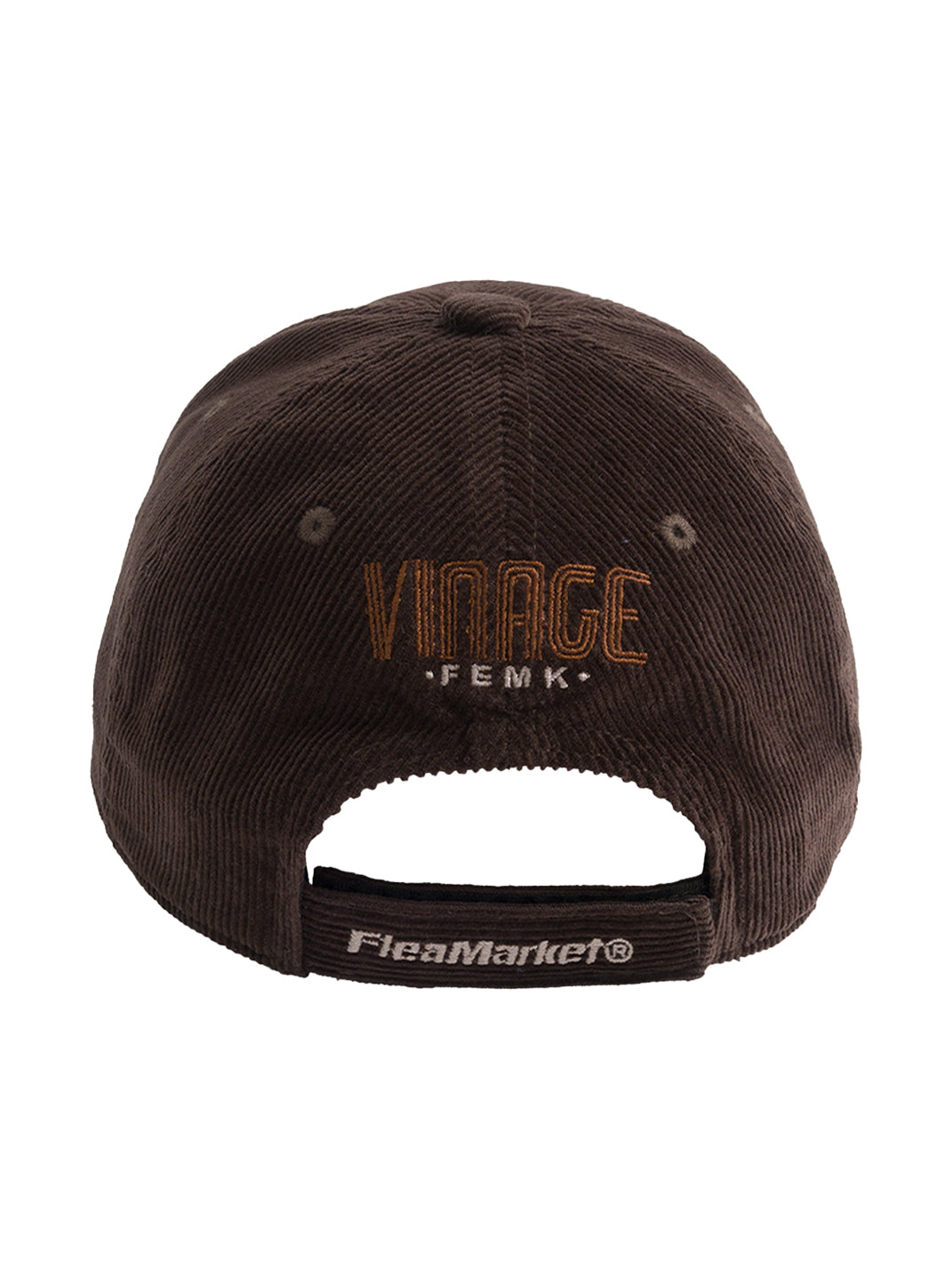 FLEAMARKET | "Don't Ask Me" Corduroy Curve Brim Hat-Brown - PSYLOS 1, FLEAMARKET | "Don't Ask Me" Corduroy Curve Brim Hat-Brown, Hats, FLEAMARKET, PSYLOS 1