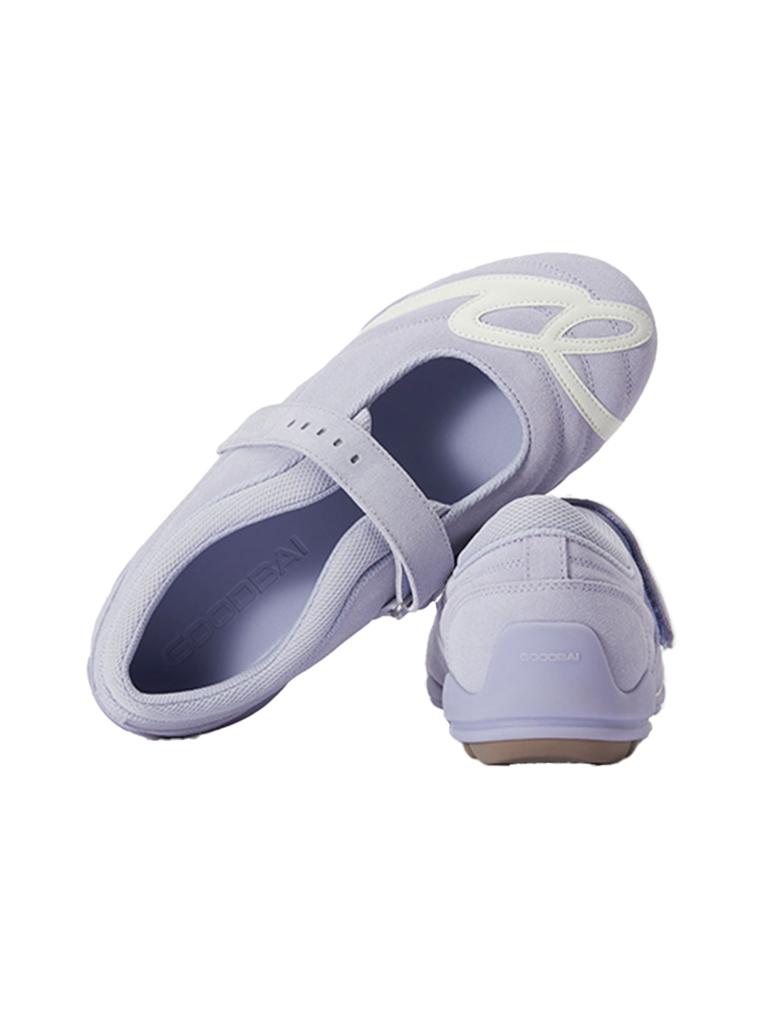 GOODBAI | Hybrid Soccer Ballet Velcro Suede Trainer-Lavender - PSYLOS 1, GOODBAI | Hybrid Soccer Ballet Velcro Suede Trainer-Lavender, Women's Shoes, GOODBAI, PSYLOS 1