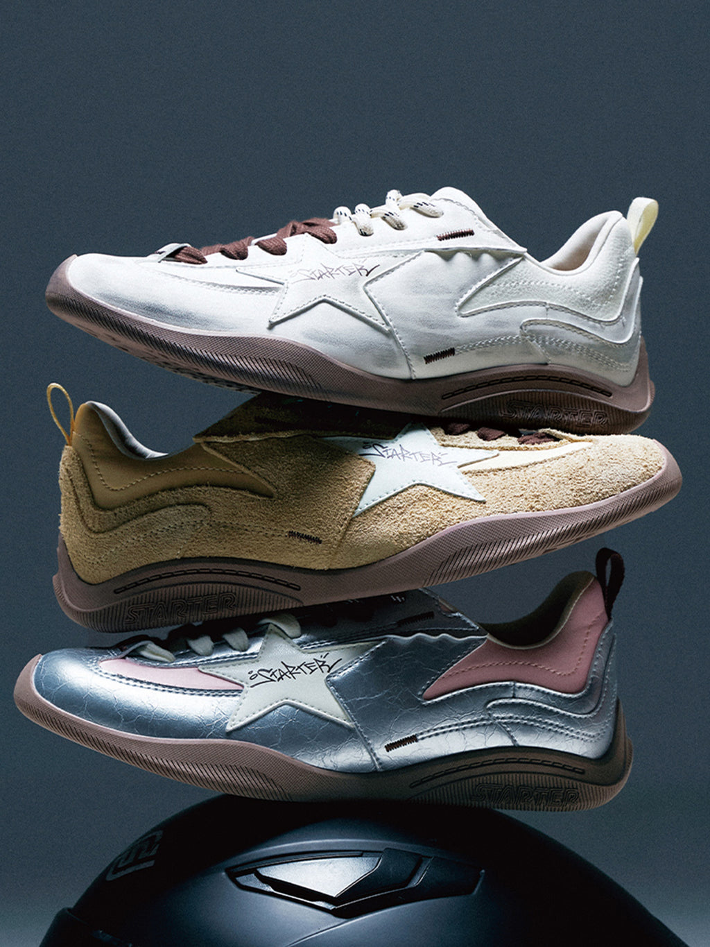 STARTER | Premium Retro Double Laced Sneaker - PSYLOS 1, STARTER | Premium Retro Double Laced Sneaker, Women's Shoes, STARTER, PSYLOS 1