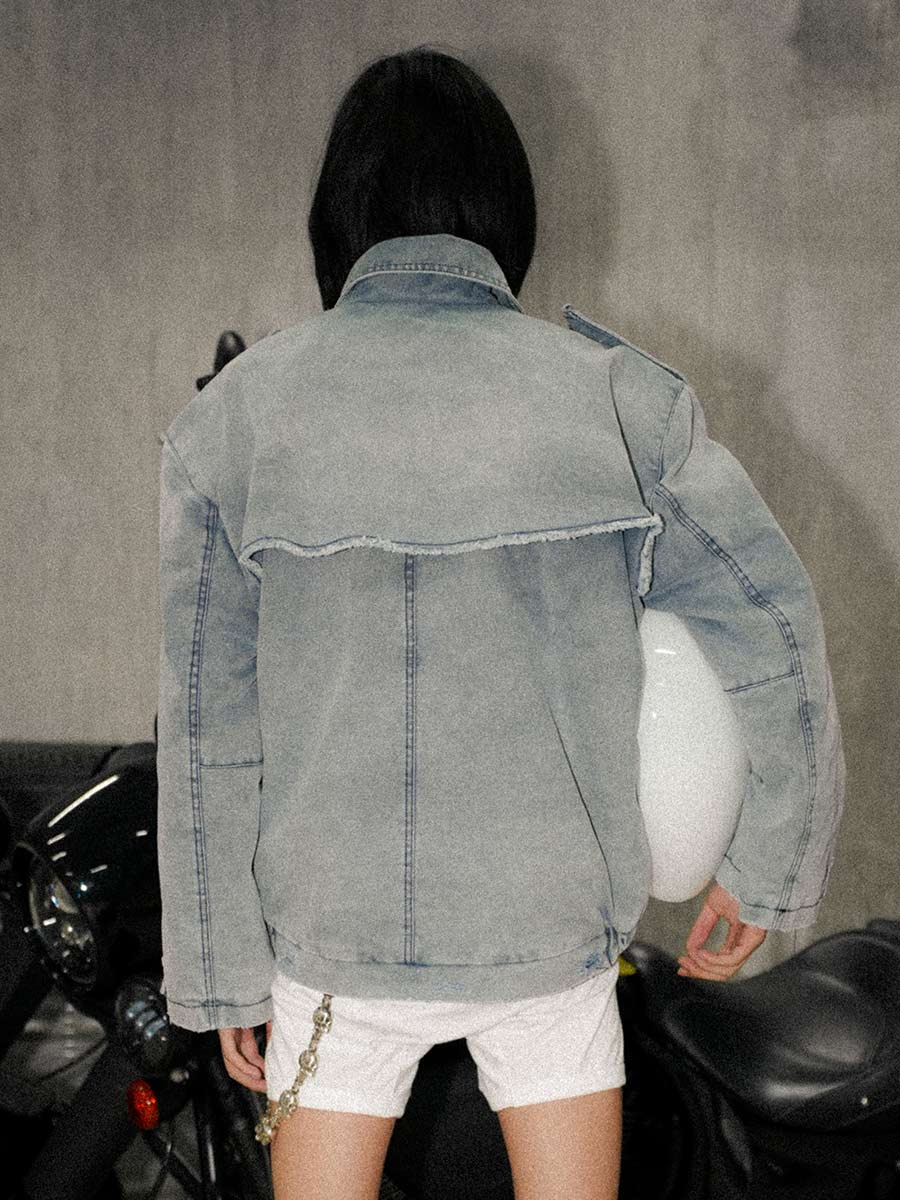 The Catcher Denim Jacket - PSYLOS 1, The Catcher Denim Jacket, Jacket, Fourth3ex, PSYLOS 1