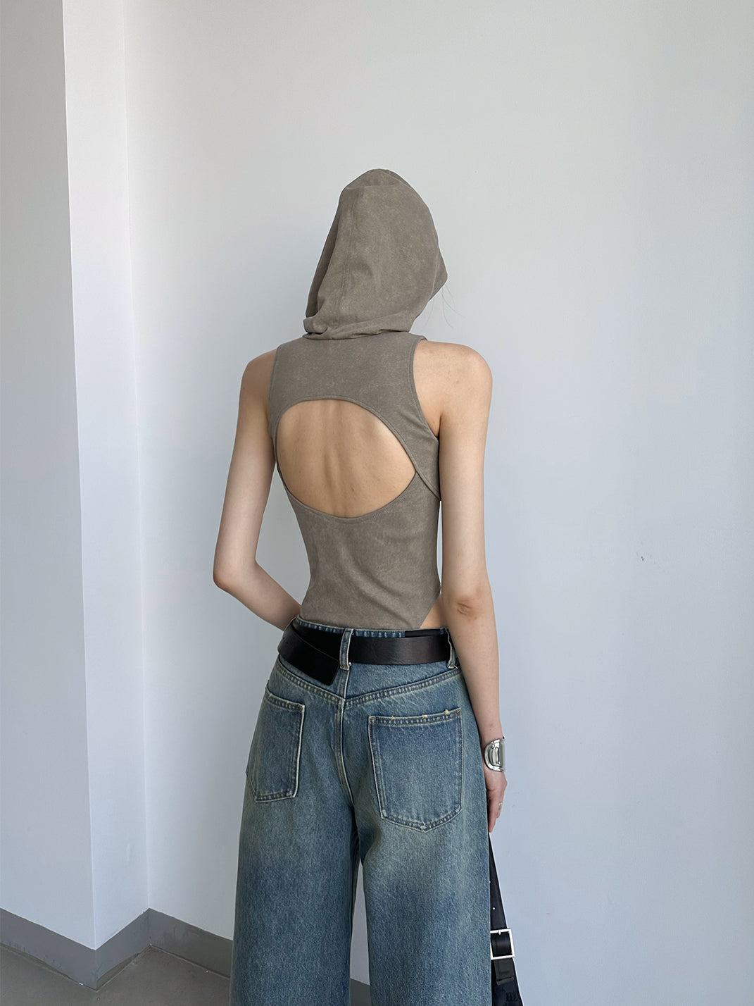 COMMONCE.NET | "Rogueform Silhouette No. 1" Cut-Out Wrinkled Top - PSYLOS 1, COMMONCE.NET | "Rogueform Silhouette No. 1" Cut-Out Wrinkled Top, Women's Wear, COMMONCE.NET•JAPAN, PSYLOS 1