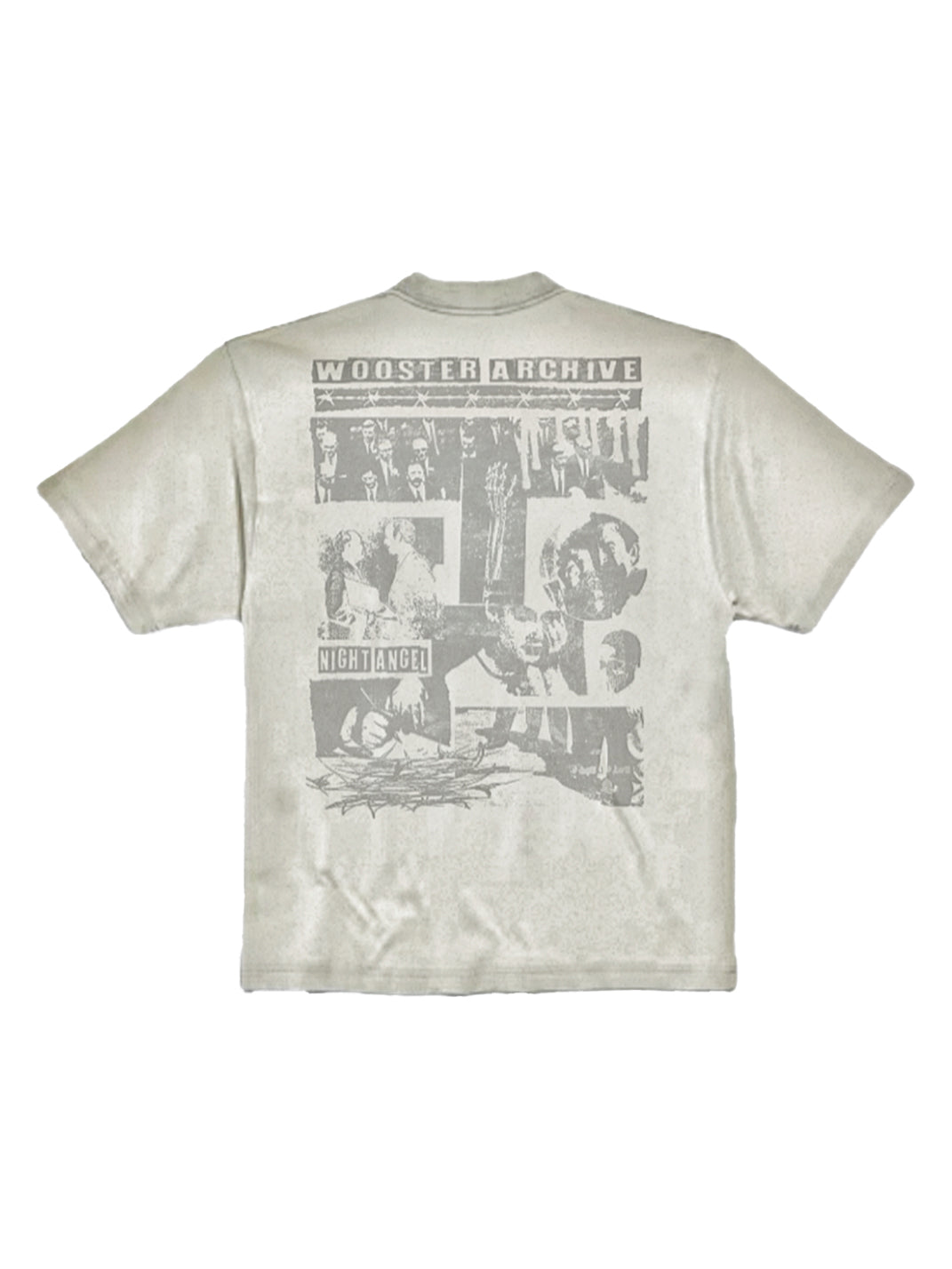 WoosterArchive | “Night Angle" Washed Heavyweight Cotton T-Shirt - PSYLOS 1, WoosterArchive | “Night Angle" Washed Heavyweight Cotton T-Shirt, Men's Wear, WoosterArchive, PSYLOS 1