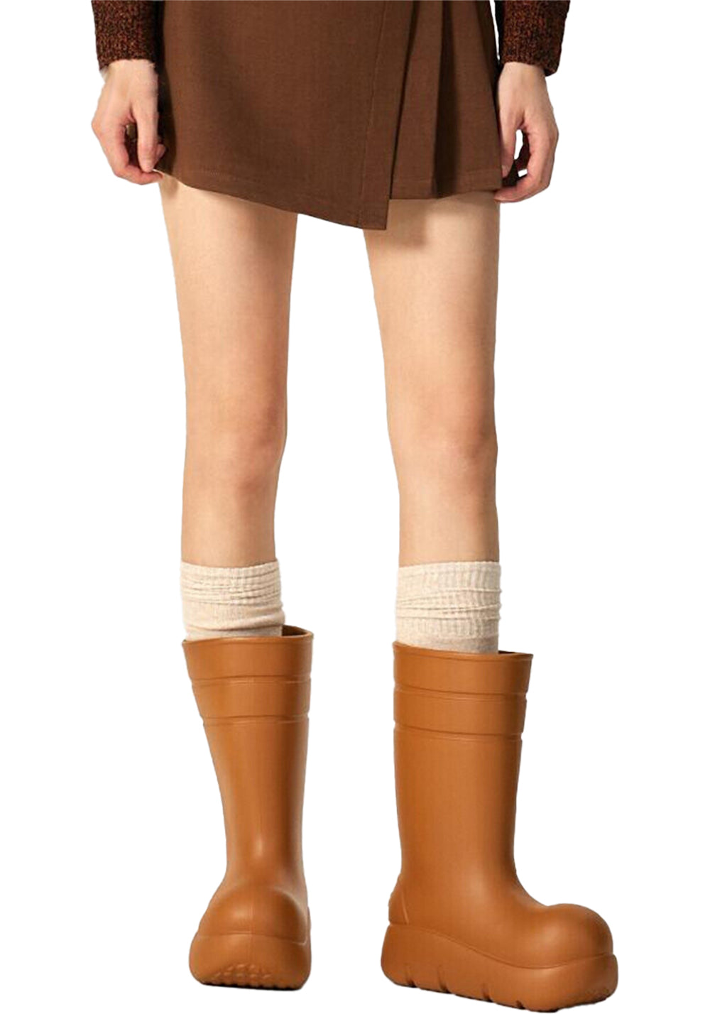 BEYS | Tall Clown Boots - Waterproof Platform-Brown - PSYLOS 1, BEYS | Tall Clown Boots - Waterproof Platform-Brown, Boots, BEYS, PSYLOS 1