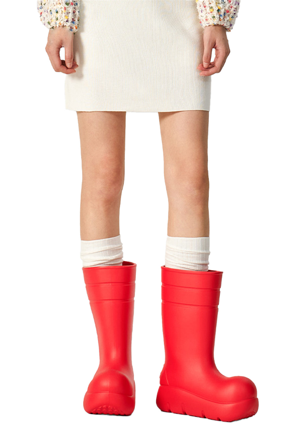 BEYS | Tall Clown Boots - Waterproof Platform-Red - PSYLOS 1, BEYS | Tall Clown Boots - Waterproof Platform-Red, Boots, BEYS, PSYLOS 1