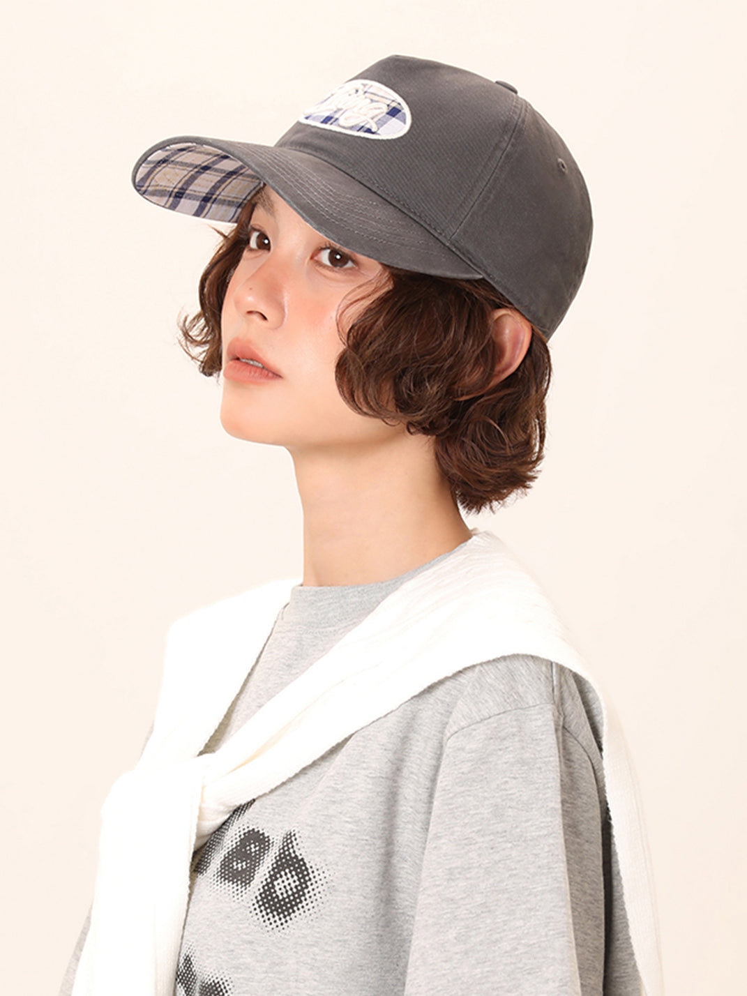 IIING | PlaidPop Curved Brim Baseball Cap - PSYLOS 1, IIING | PlaidPop Curved Brim Baseball Cap, Accessories, IIING, PSYLOS 1