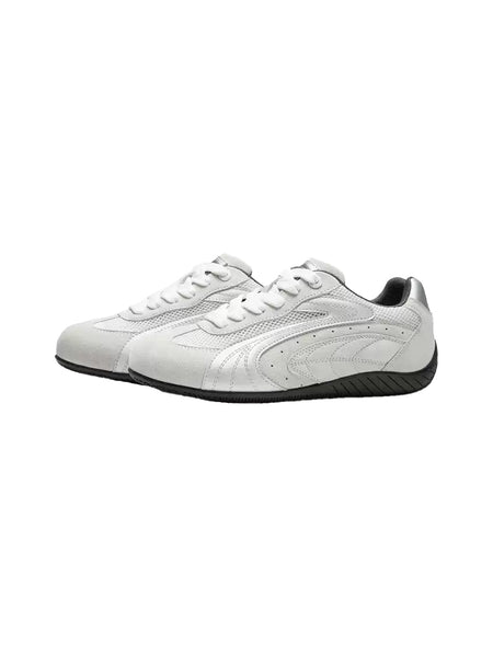 SENGUOGUO | "Apex" Retro Motor Sports Racing Trainer-Silver - PSYLOS 1, SENGUOGUO | "Apex" Retro Motor Sports Racing Trainer-Silver, Retro Trainers, SENGUOGUO, PSYLOS 1