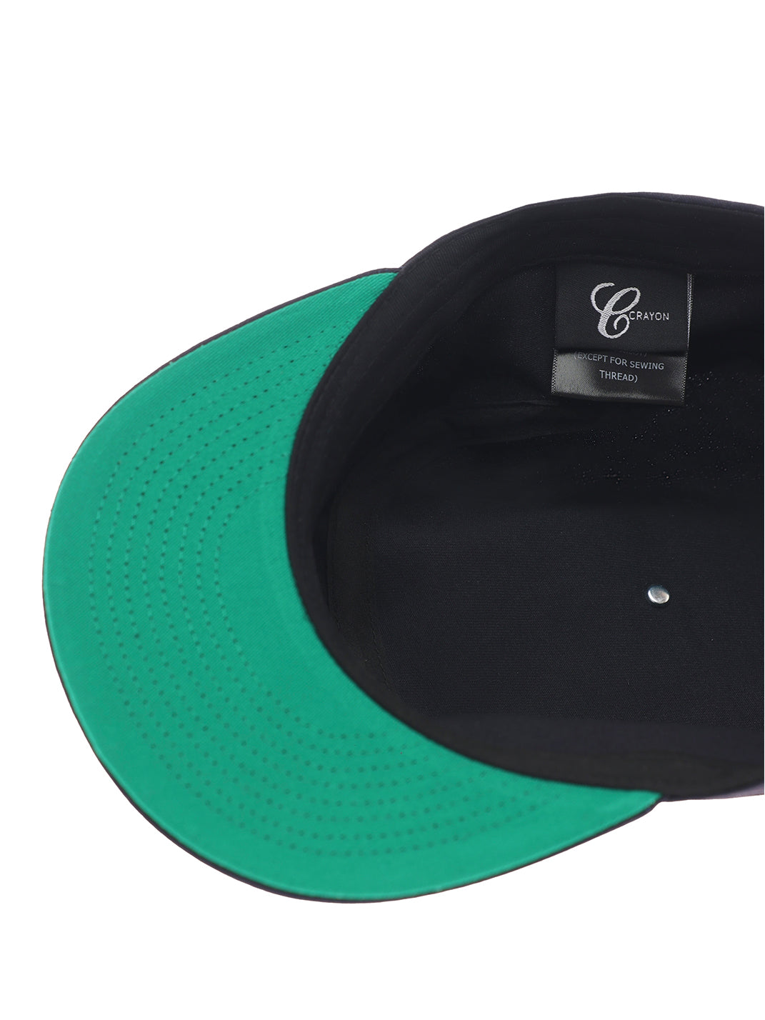 6CRAYON | Letter Embroidery Flat Brim Cap - PSYLOS 1, 6CRAYON | Letter Embroidery Flat Brim Cap, Hat, 6CRAYON•JAPAN, PSYLOS 1