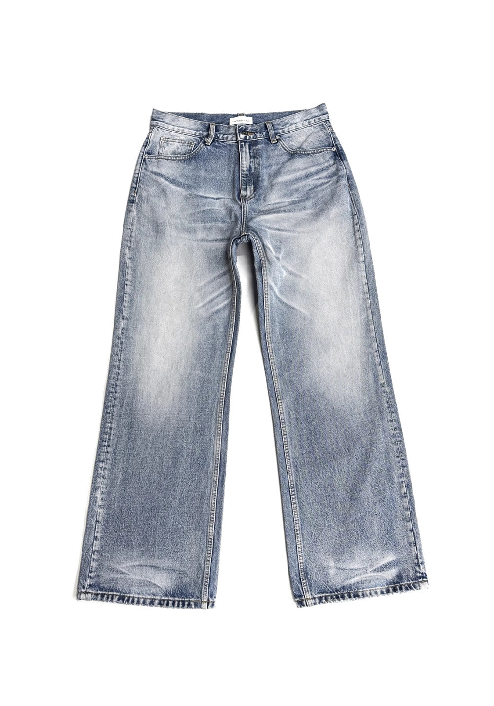 TBR- "Cyan Snow" A-Line Jeans - PSYLOS 1, TBR- "Cyan Snow" A-Line Jeans, Pants, TBR, PSYLOS 1