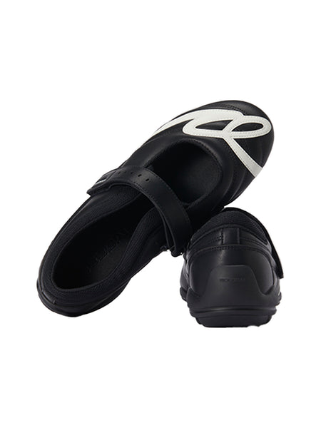 GOODBAI | Hybrid Soccer Ballet Velcro Leather Trainer-Black - PSYLOS 1, GOODBAI | Hybrid Soccer Ballet Velcro Leather Trainer-Black, Women's Shoes, GOODBAI, PSYLOS 1