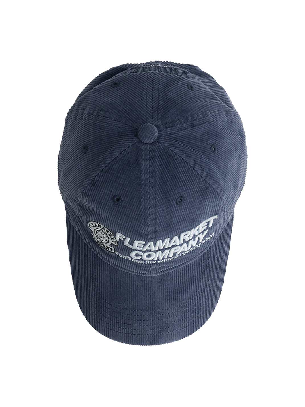 FLEAMARKET | "Don't Ask Me" Corduroy Curve Brim Hat-Navy - PSYLOS 1, FLEAMARKET | "Don't Ask Me" Corduroy Curve Brim Hat-Navy, Hats, FLEAMARKET, PSYLOS 1