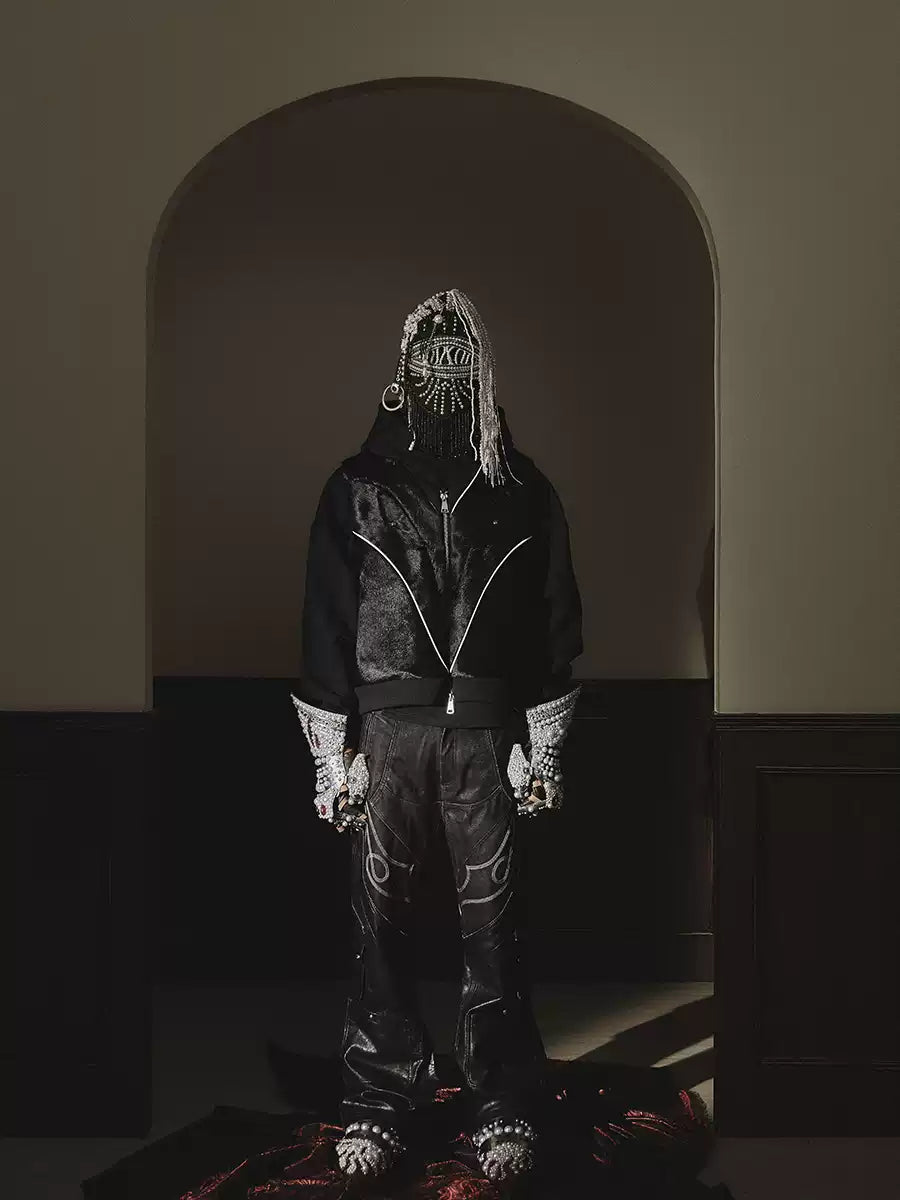 GLACIERBOY丨Black Horsehide Vest - PSYLOS 1, GLACIERBOY丨Black Horsehide Vest, Vest, GLACIERBOY•JAPAN, PSYLOS 1