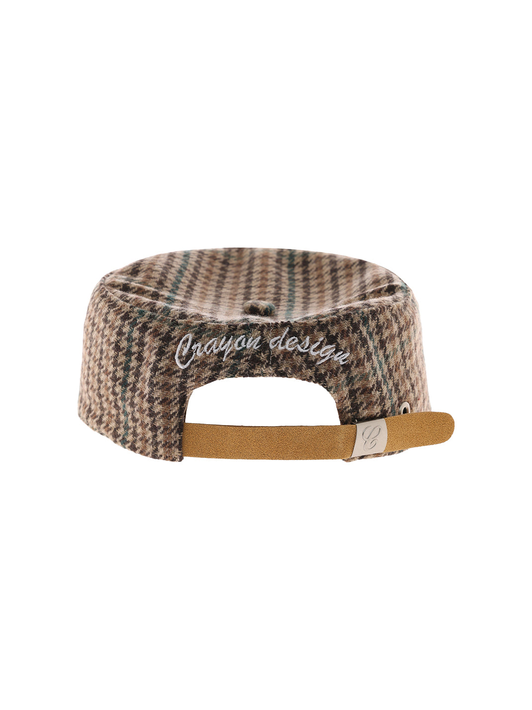 6CRAYON | Flat Brim Embroidered Baseball Cap-Brown - PSYLOS 1, 6CRAYON | Flat Brim Embroidered Baseball Cap-Brown, Hat, 6CRAYON•JAPAN, PSYLOS 1