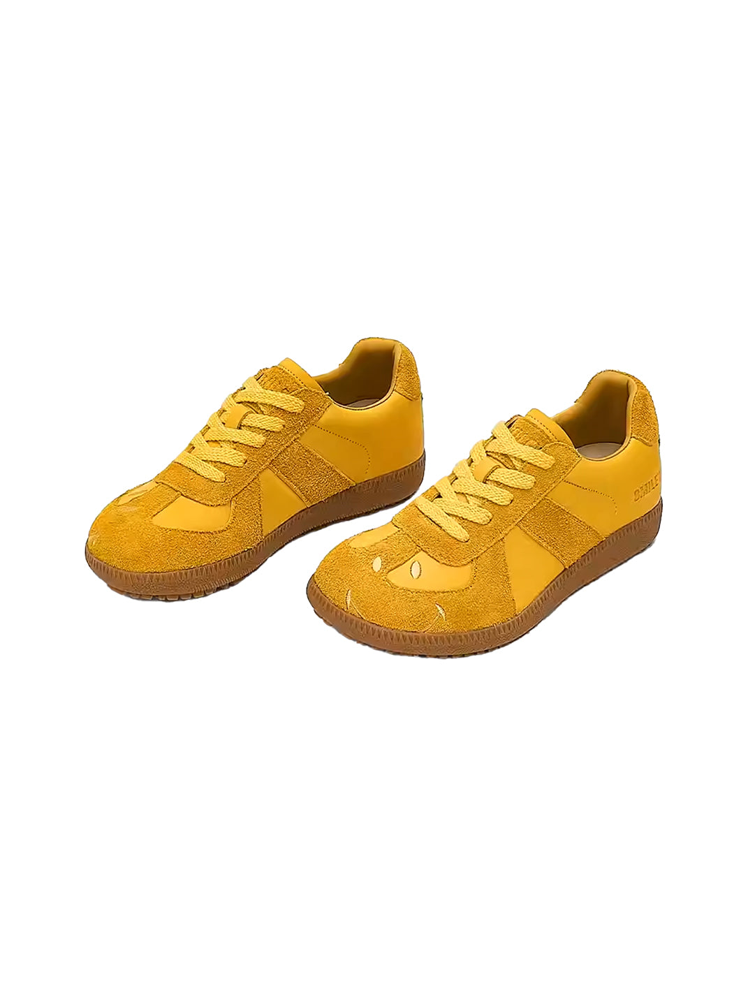SMILEY | Mango Toe Retro Casual Sneakers-Yellow - PSYLOS 1, SMILEY | Mango Toe Retro Casual Sneakers-Yellow, Retro Trainers, SMILEY, PSYLOS 1