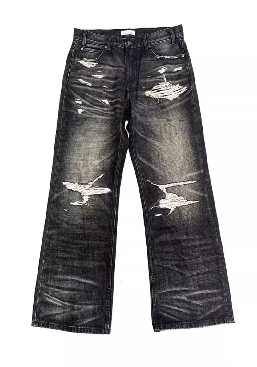 TBR-Washed Ghost-Claw Destroyed Jeans - PSYLOS 1, TBR-Washed Ghost-Claw Destroyed Jeans, Pants, TBR, PSYLOS 1