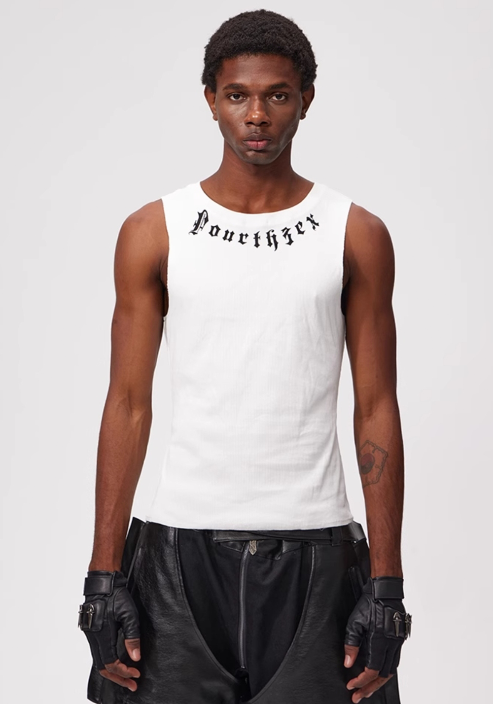 Fourth3ex丨Sanskrit Sword Print Tank Top - PSYLOS 1, Fourth3ex丨Sanskrit Sword Print Tank Top, Tank Top, Fourth3ex, PSYLOS 1