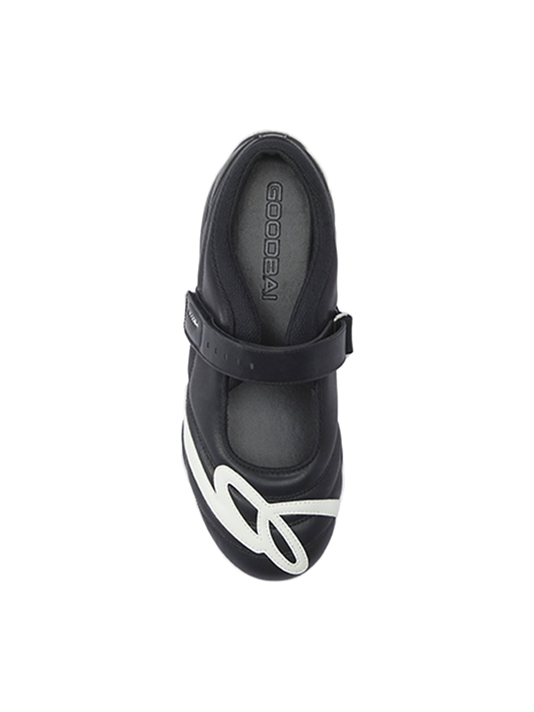 GOODBAI | Hybrid Soccer Ballet Velcro Leather Trainer-Black - PSYLOS 1, GOODBAI | Hybrid Soccer Ballet Velcro Leather Trainer-Black, Women's Shoes, GOODBAI, PSYLOS 1