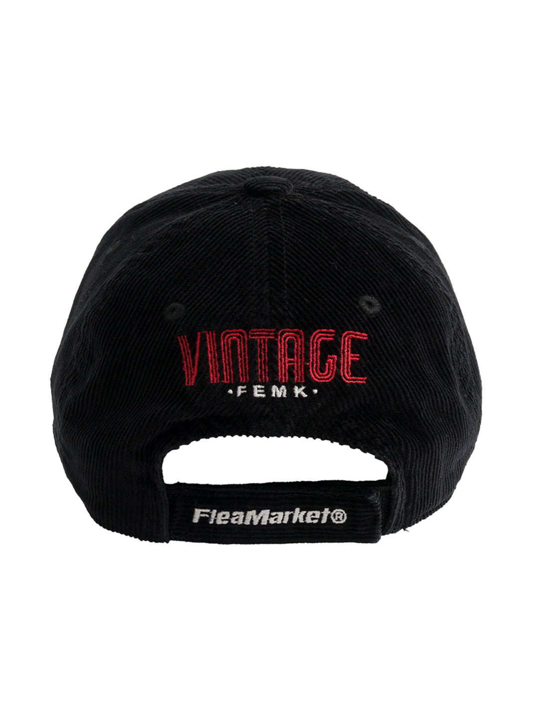 FLEAMARKET | "Don't Ask Me" Corduroy Curve Brim Hat-Black - PSYLOS 1, FLEAMARKET | "Don't Ask Me" Corduroy Curve Brim Hat-Black, Hats, FLEAMARKET, PSYLOS 1