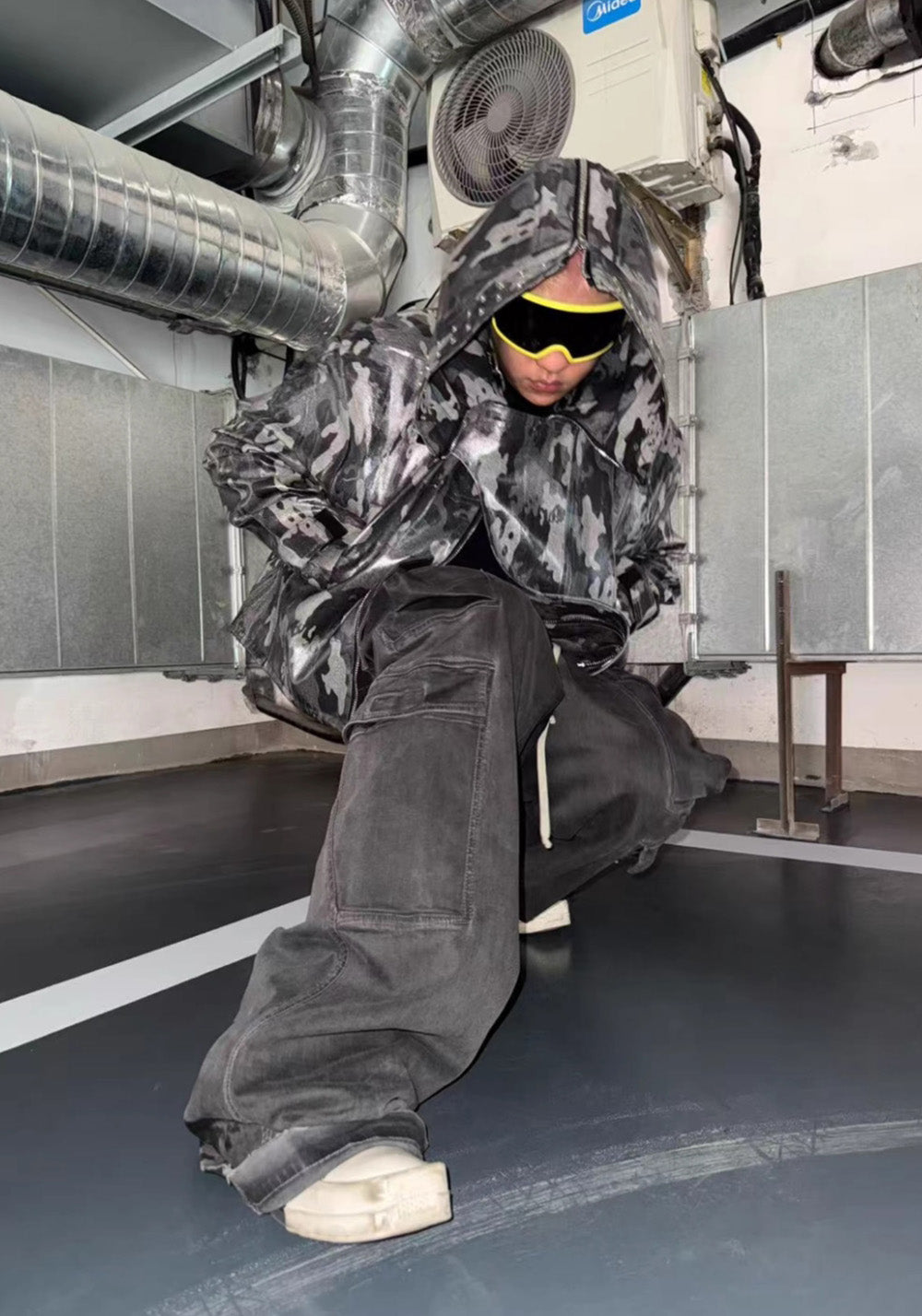 Disark│Cropped N2B Jacket (Deconstructed, All Black) - PSYLOS 1, Disark│Cropped N2B Jacket (Deconstructed, All Black), Jackets, Disark, PSYLOS 1