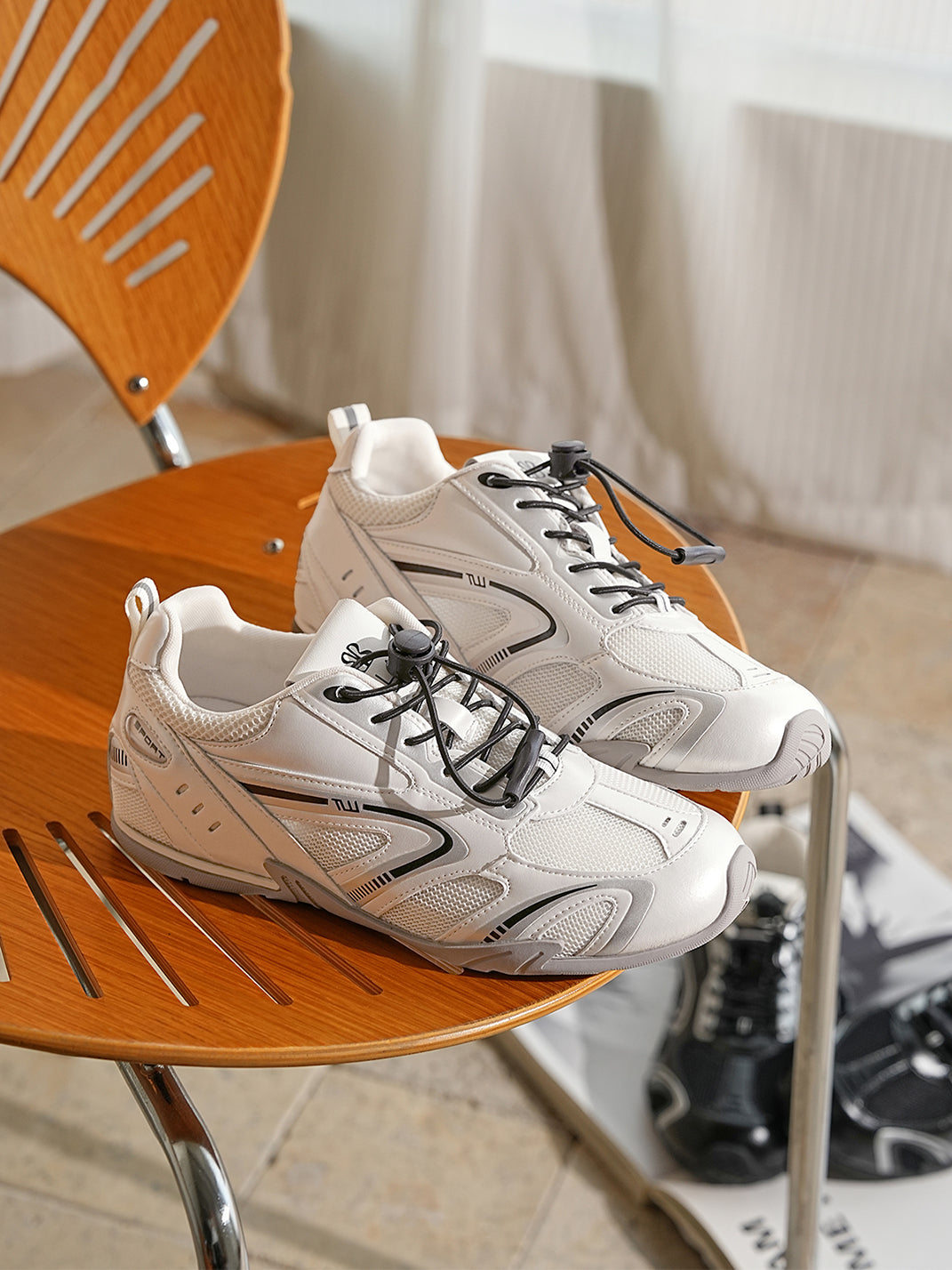 EBLAN | ”Aerodynamics” Quick Lace Racing Trainer-White - PSYLOS 1, EBLAN | ”Aerodynamics” Quick Lace Racing Trainer-White, Racing Trainers, EBLAN, PSYLOS 1