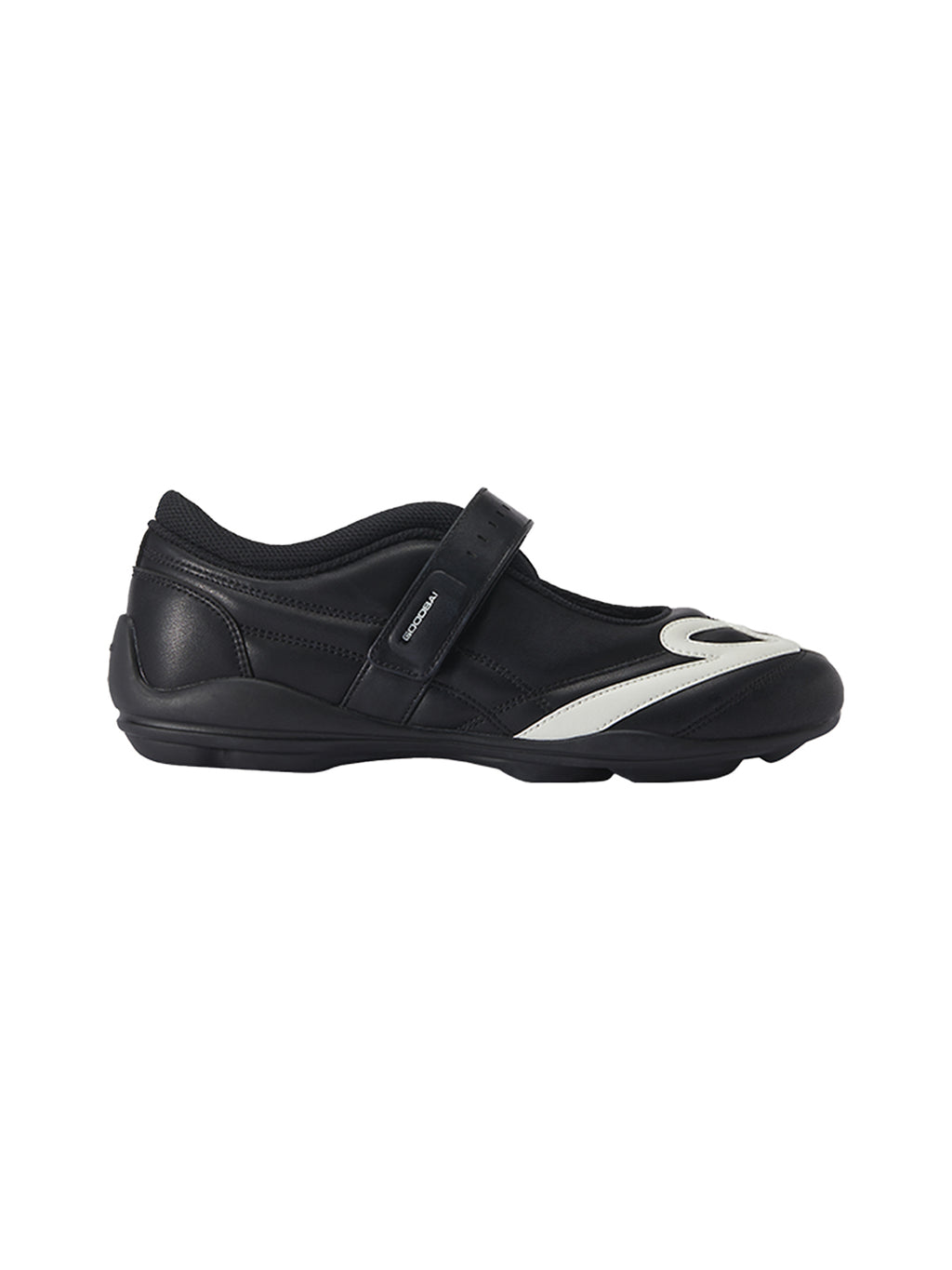 GOODBAI | Hybrid Soccer Ballet Velcro Leather Trainer-Black - PSYLOS 1, GOODBAI | Hybrid Soccer Ballet Velcro Leather Trainer-Black, Women's Shoes, GOODBAI, PSYLOS 1