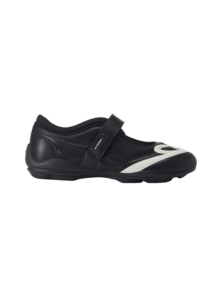 GOODBAI | Hybrid Soccer Ballet Velcro Leather Trainer-Black - PSYLOS 1, GOODBAI | Hybrid Soccer Ballet Velcro Leather Trainer-Black, Women's Shoes, GOODBAI, PSYLOS 1